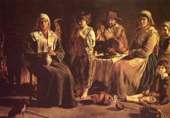 Le Nain Brothers : Peasant Family in an Interior